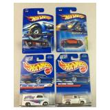(4) hot wheels