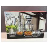 Le Regalo 5-Piece Whiskey Decanter Set