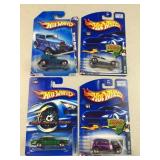 (4) hot wheels