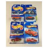 (4) Hot wheels