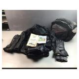 Ninja biker bag, size 38 XL leather jacket, size