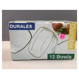 Collectible 12 piece set of Duralex Lys Clear