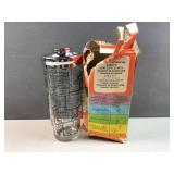 vintage recipe cocktail shaker