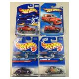 (4) hot wheels