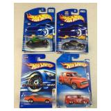 (4) hot wheels