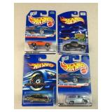(4) hot wheels