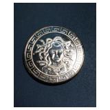 1 oz .999 copper Madusa design