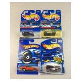 (4) Hot wheels