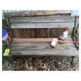 outdoor bench w friends