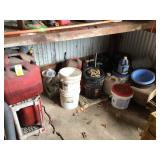 contents of marked section of wall