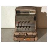 Antique toy cash register