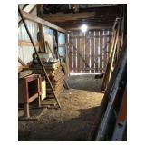 contents of marked section of wall