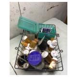 Wire basket & contents