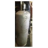 100 standing LP tank mostly EMPTY