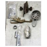 Antique door knob & other coffee can finds