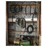 contents of marked section of wall