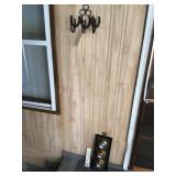 horse shoe coat rack - weather station