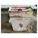 antique cabinet with story