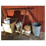 contents of marked section of wall