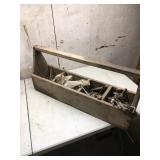 Shop built tool box & contents