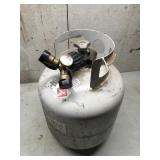 Propane tank mostly full gauge not included