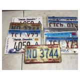license plates