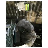 box lot pile of stuff and wire shelf