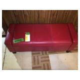 Upholstered storage bench