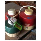 (3) vintage coolers
