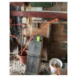 contents of marked section of wall