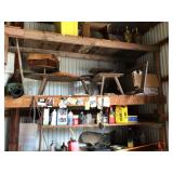 contents of marked section of wall