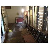 contents of marked section of wall