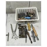 Plastic tray & contents