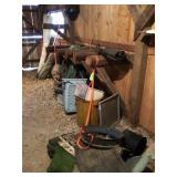 contents of marked section of wall