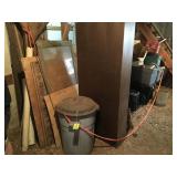 contents of marked section of wall