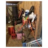 contents of marked section of wall