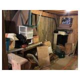 contents of marked section of wall