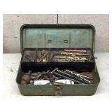 tool box & drill bit contents