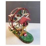 JW Altex tin Wind up Ferrris Wheel - works