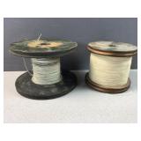 (2) spools cotton covered wire