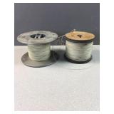 (2) spools cotton covered wire