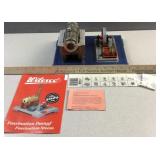 Wilesco dry fuel boiler steam engine