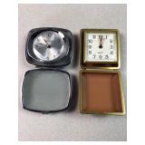 Travel Ben and Equity travel alarm clocks