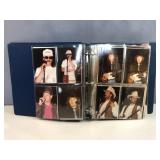Binder with celebrity photos