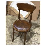 Vintage wood kitchen chair