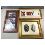 (3) Framed pictures