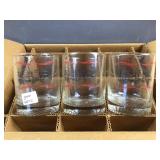 (6) vintage Trailmobile Pullman Inc bar glasses