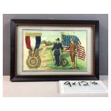 Patriotic 1909 Memorial Day postcard