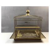 Hendryx bird cage with bird toy