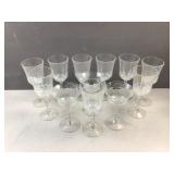 12 count of Crystal Wine Glasses